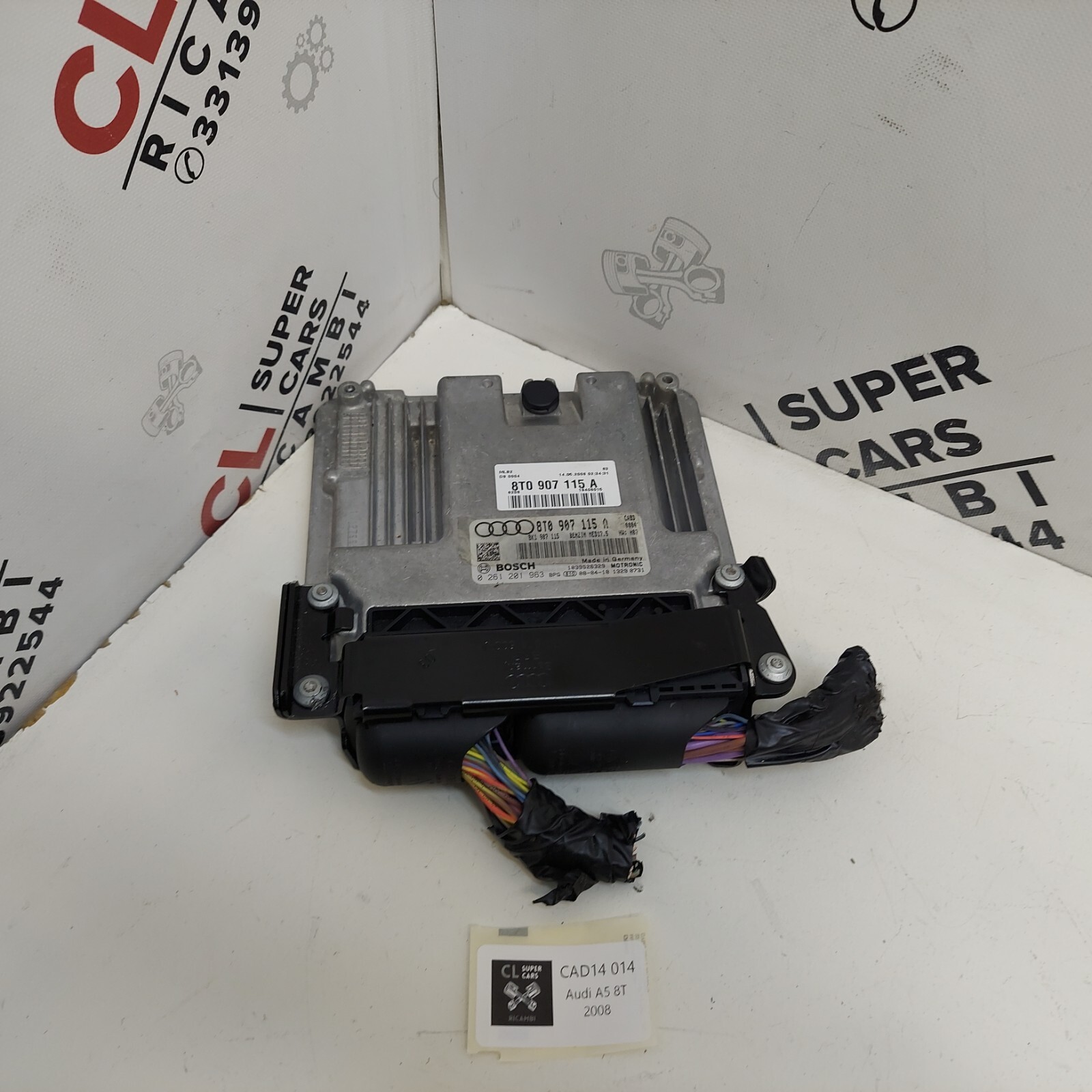 CENTRALINA ECU AUDI A4 A5 2008-2014 8T0907115A 0261201963 - immagine 7