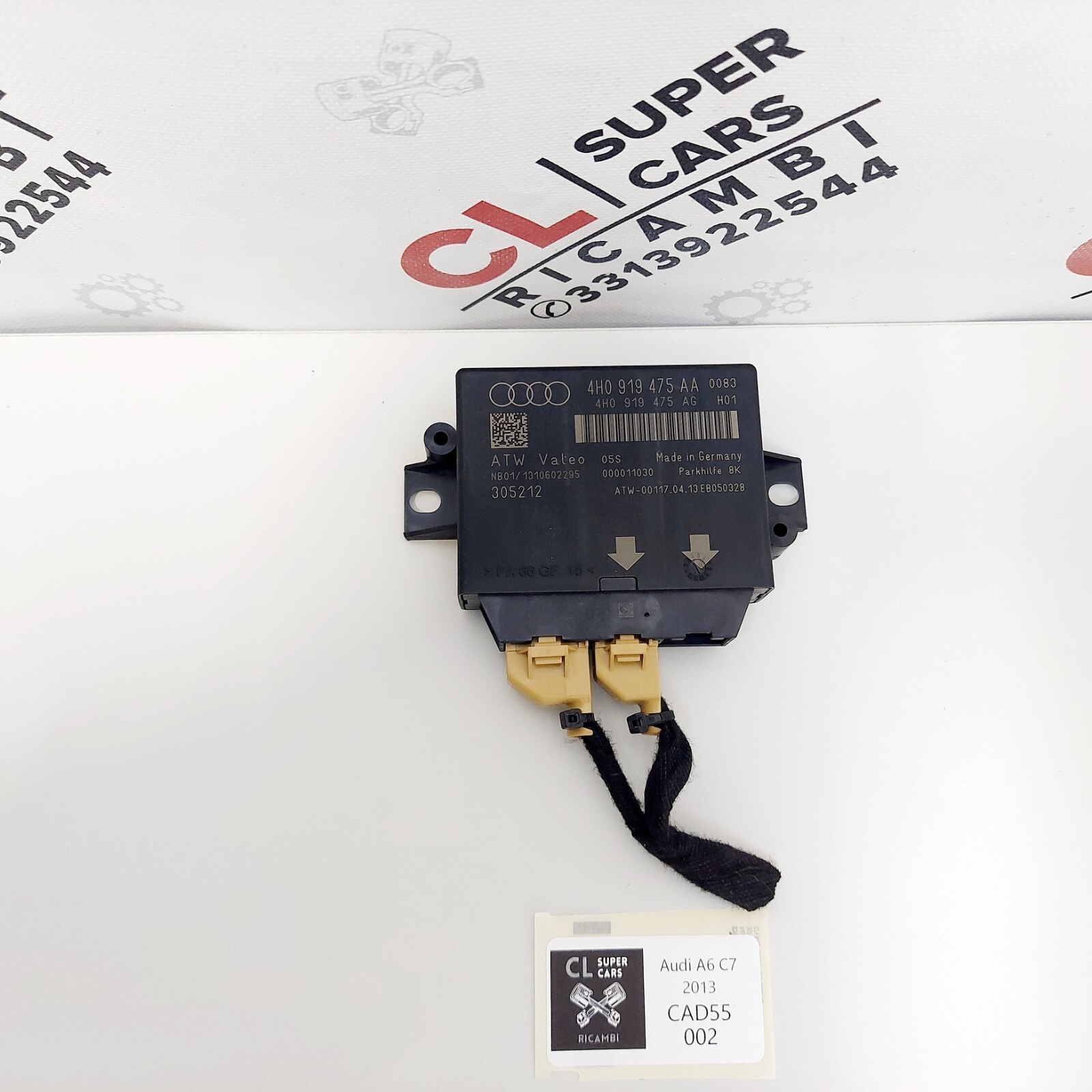 CENTRALINA MODULO PARCHEGGIO 4H0919475AA AUDI A6 C7 2012-2016 - immagine 3