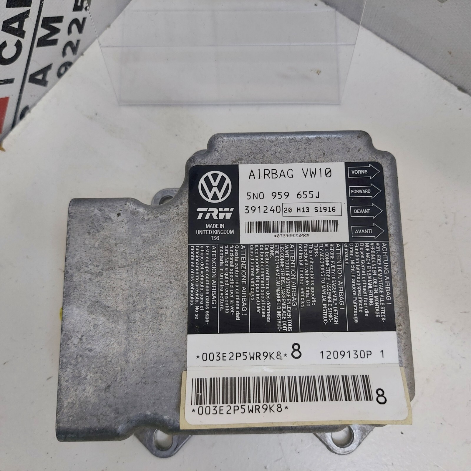 5n0959655j Airbag VW10 Volkswagen Passat CC 391240 - immagine 4