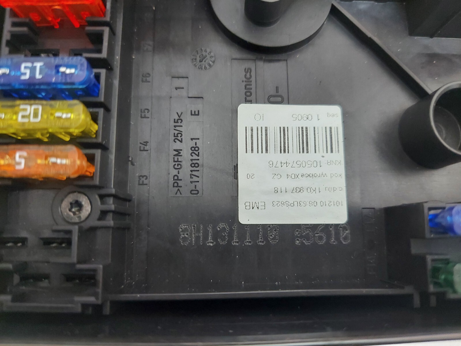 Scatola Fusibili Skoda Superb B6 (3T) 1k0937125D 1k0937118 - immagine 4