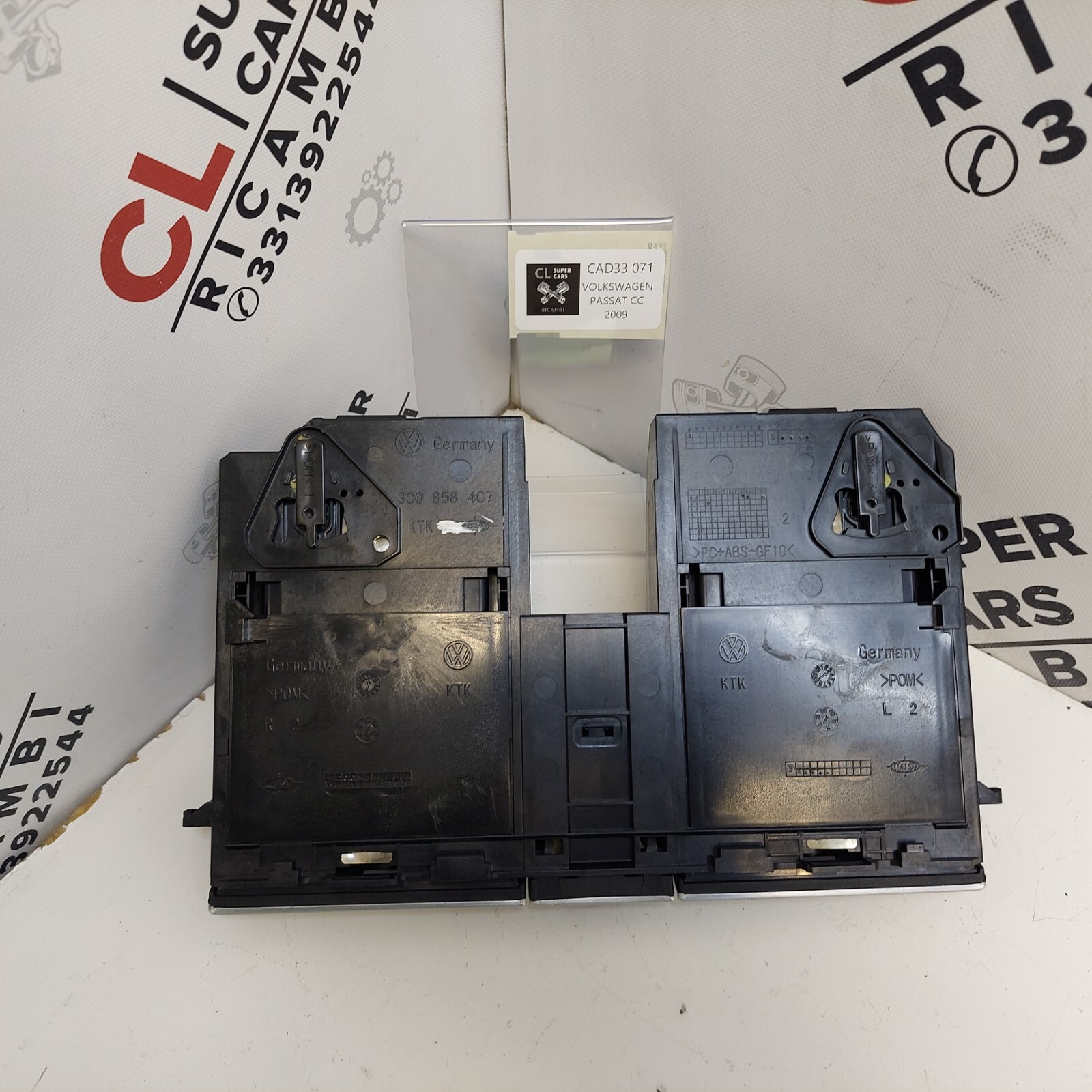 3C0858407 CASSETTO VANO PORTAOGGETTI CRUSCOTTO CENTRALE VOLKSWAGEN Passat CC - immagine 5