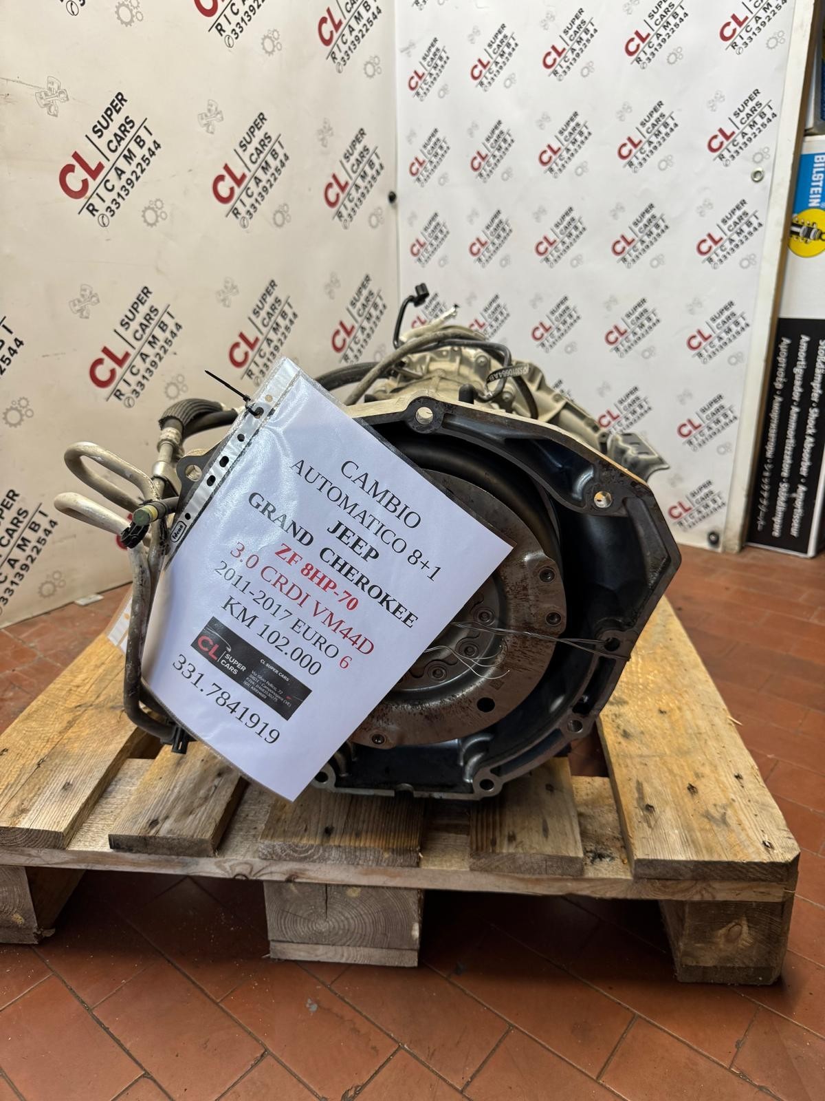 CAMBIO AUTOMATICO 8+1 ZF 8HP70 JEEP GRAND CHEROKEE 3.0CRDI VM44D KM 102.000