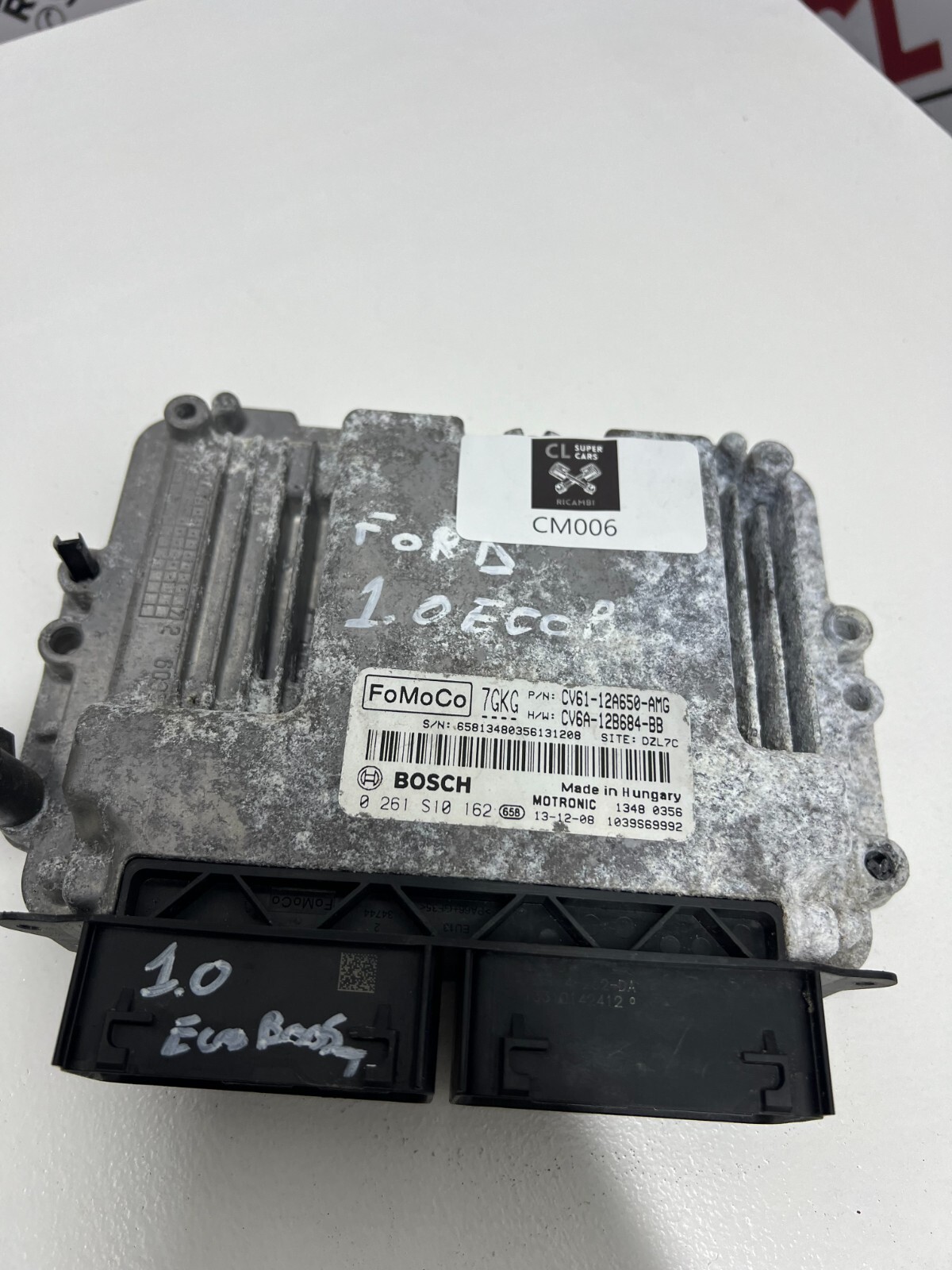 CENTRALINA ECU BOSCH 0261S10162 CV61-12A650-AMG CV61-12B684-BB FORD 1.0 ECO - immagine 4