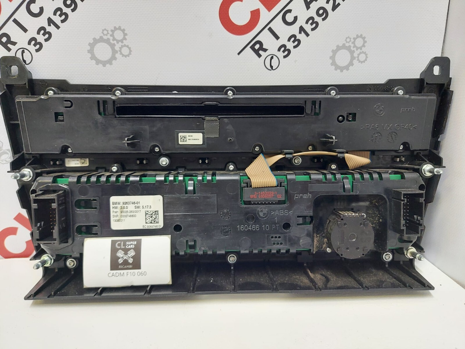 Blocco Comando Clima BMW Serie 5 F11 (2012) 3.0 Cod. 9263746-01 - immagine 3