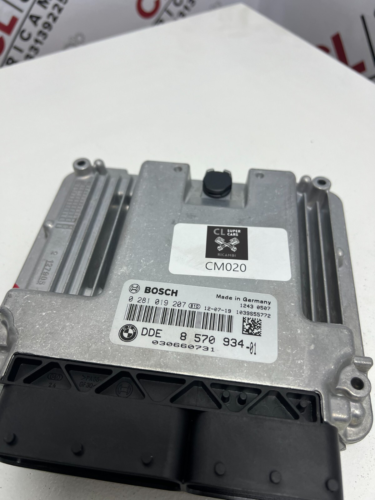 CENTRALINA ECU BOSCH 0281019207 DDE 8570934 BMW - immagine 3