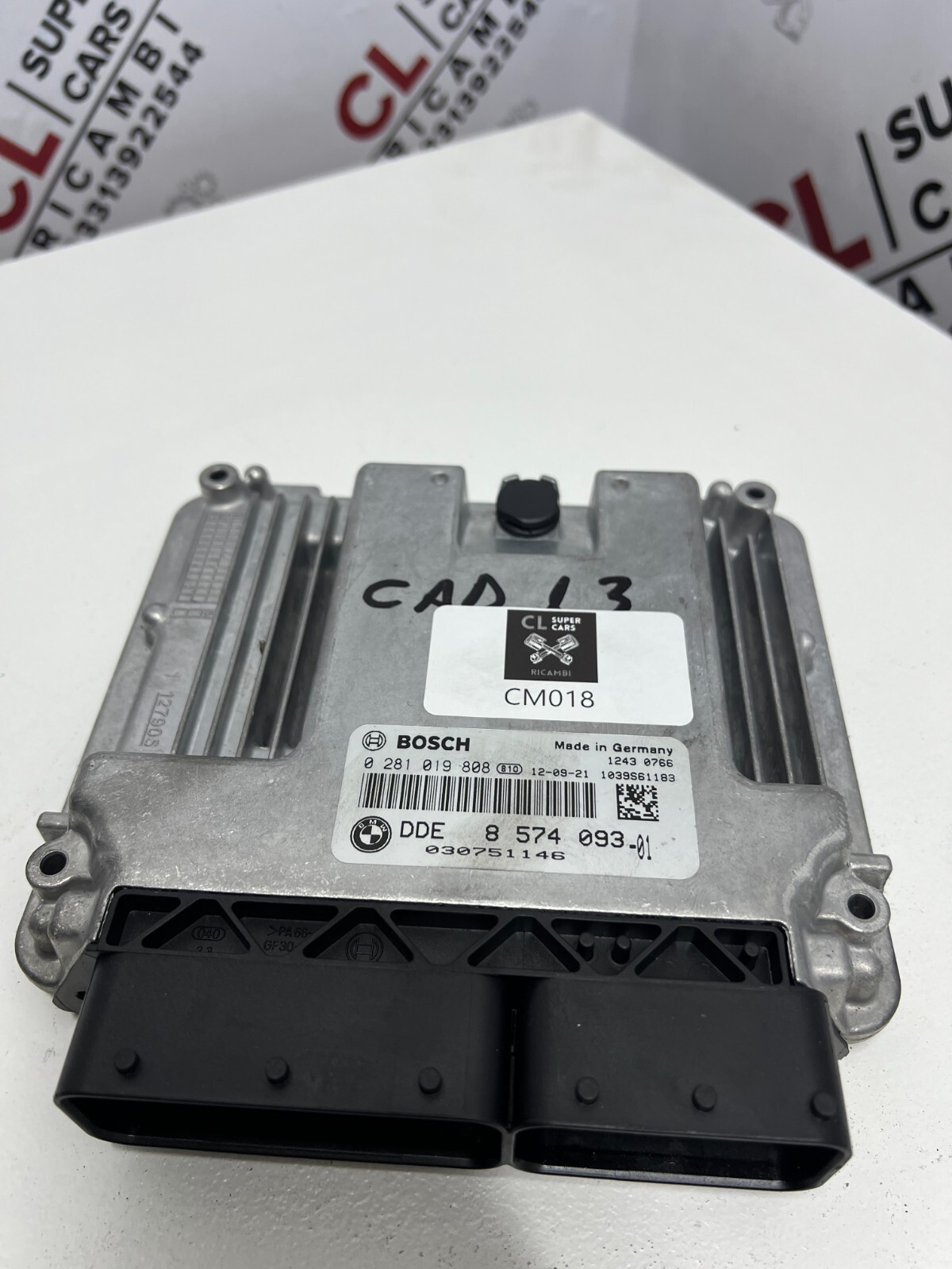 CENTRALINA ECU ECU BOSCH 0281019808 DDE 8574093 BMW - immagine 3