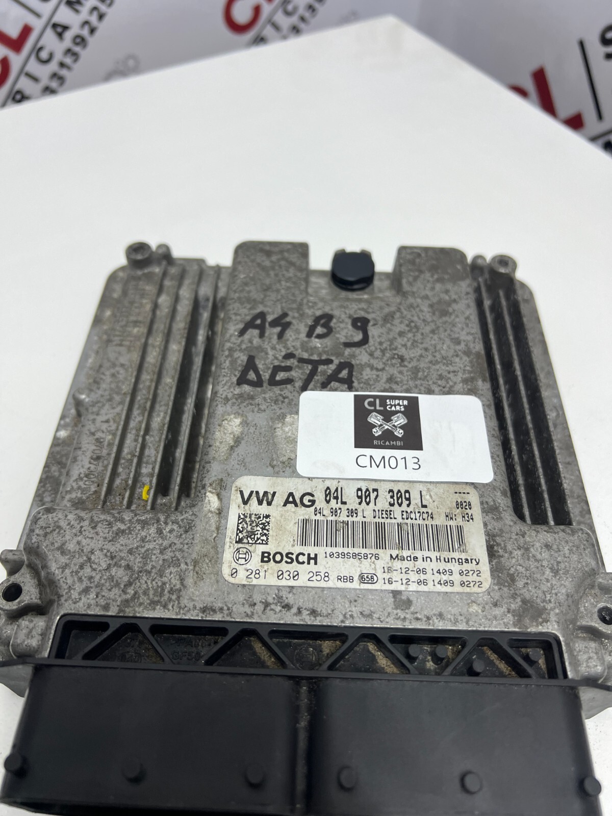 CENTRALINA ECU BOSCH 0281030258 04L907309L EDC17C74 AUDI A4 B9 ALLROAD DETA - immagine 3