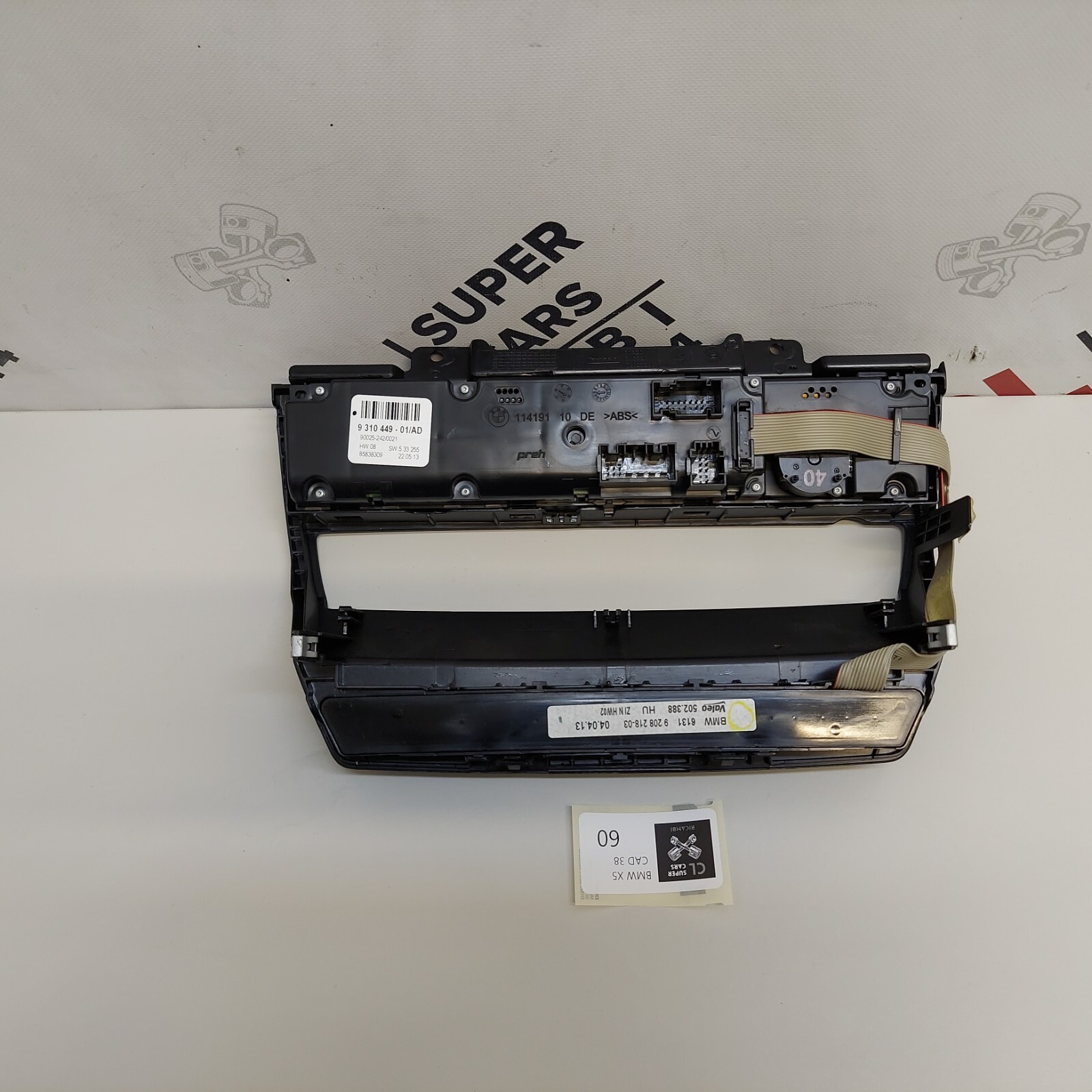 Comandi Clima Cruscotto Centrale BMW X5 E70 11419110 9208218-03 - immagine 7